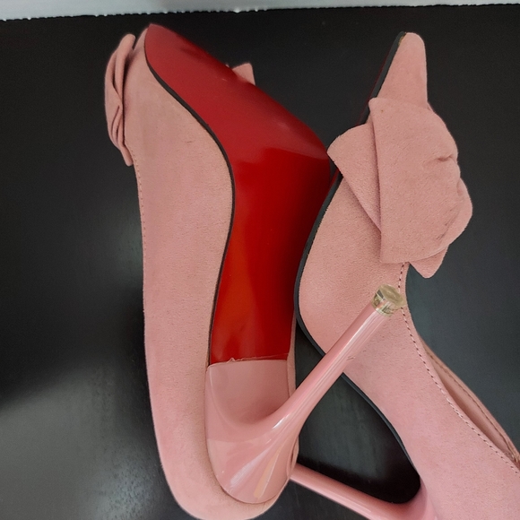 BigTree High Heel Suede w/Bow - Picture 3 of 9